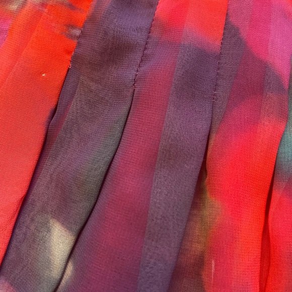 Express floral mini skirt with elastic waistband, size S/M - Picture 5 of 7